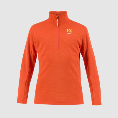 Outdoorová flíska detská Karpos Pizzocco Half Zip grenadína