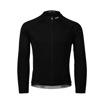 Zimný cyklistický dres pánsky Poc Thermal Lite čierny