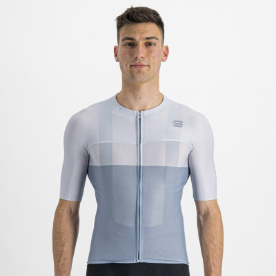 Letný cyklistický dres pánsky Sportful Light Pro sivý