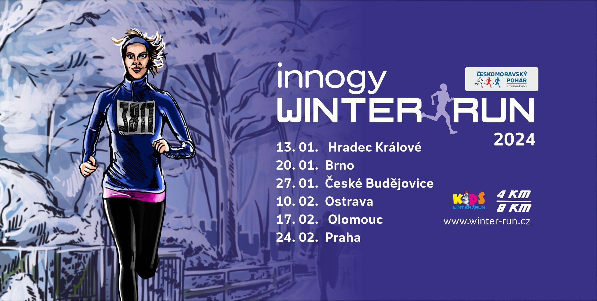 Innogy Winter RUN 2024 - Praha