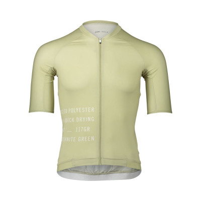 Letný cyklistický dres pánsky POC Pristine Print zelený