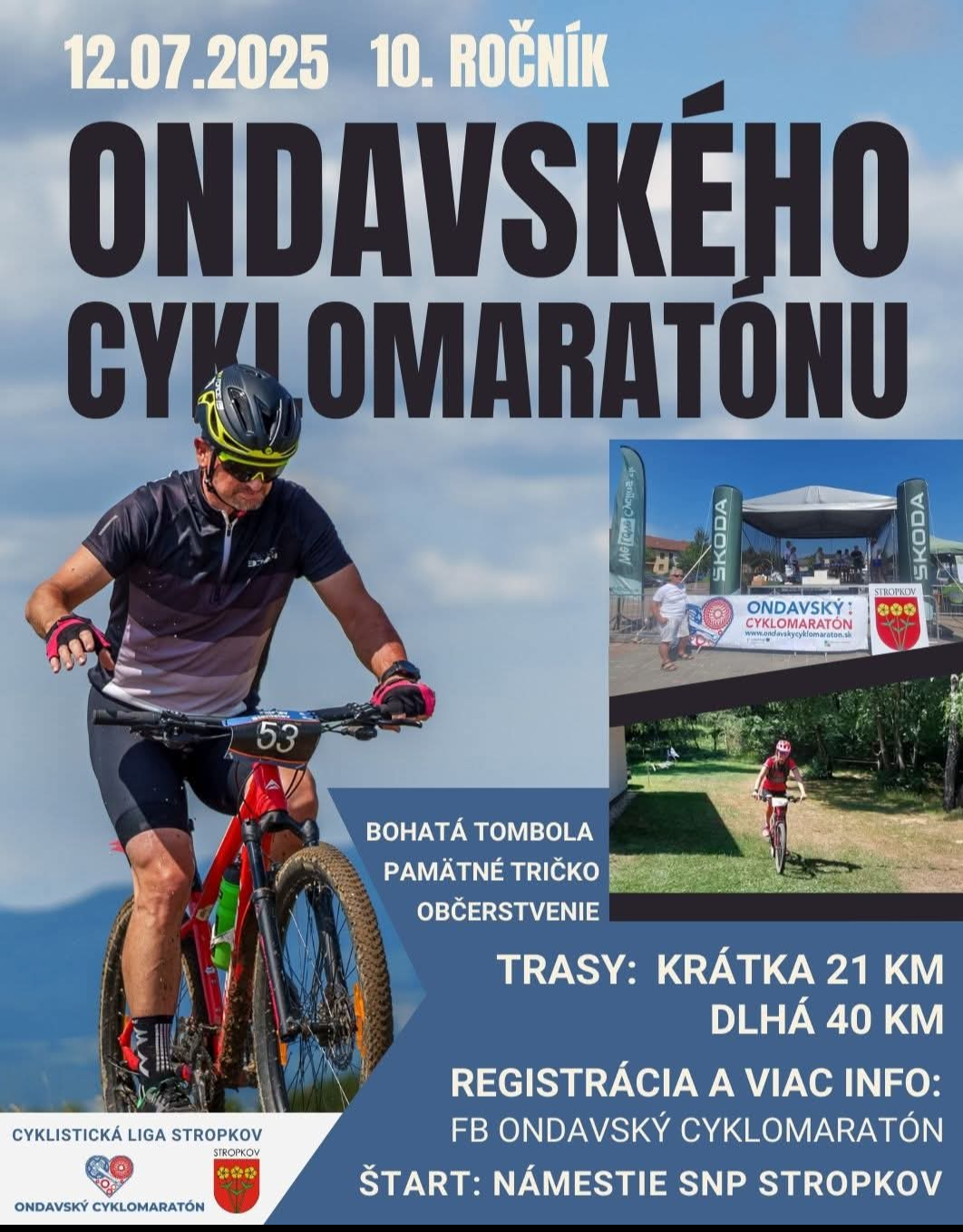 Ondavský cyklomaratón - preteky na horských bicykloch 2025