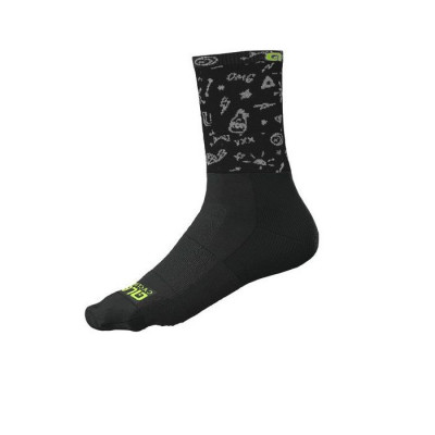 Letné cyklistické ponožky Alé VERSILIA Socks čierne