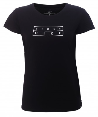 APELVIKEN - dámské  triko s krátkým rukávem - Black XXL