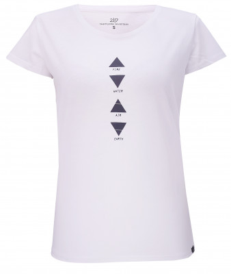 APELVIKEN - dámské triko s krátkým rukávem - White XL