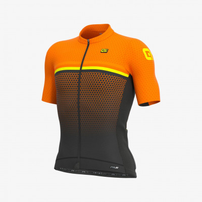 Letný pánsky cyklistický dres Alé Cycling Cycling PRS Bridge oranžový