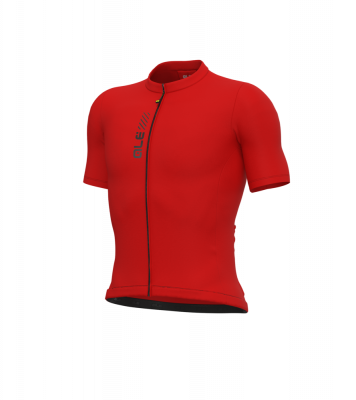 Letný cyklistický dres pánsky Alé Cycling Pragma Color Block červený