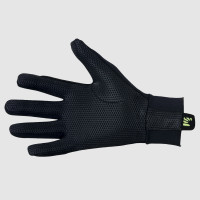 Čierne tenké fleecové rukavice Karpos Vanoi