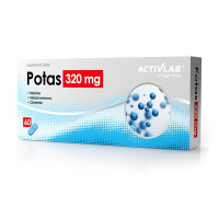 Výživový doplnok Potassium 320 mg Activlab Pharma