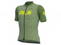 Letný cyklistický dres pánsky ALÉ SOLID CROSS zelený