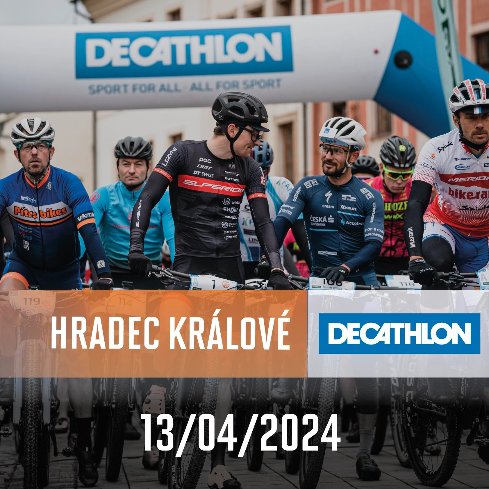 MTB horský cyklo maratón Decathlon Hradec Králové 2024