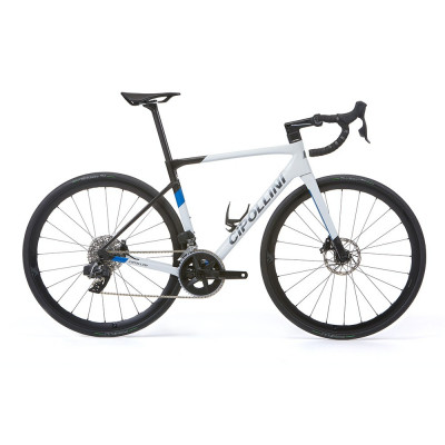 Cestný karbónový bicykel Cipollini Dolomia SRAM Red Etap ATX biely/modrý
