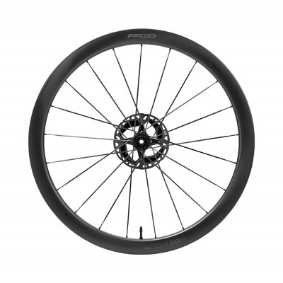 Karbónové kolesá na cestný bicykel FFWD RAW CS 44 mm, CeramicSpeed 2:1, čierne