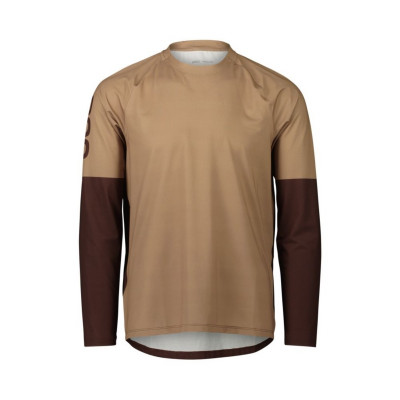 Letný pánsky MTB Dres POC M's Essential MTB LS Jersey Jasper Brown