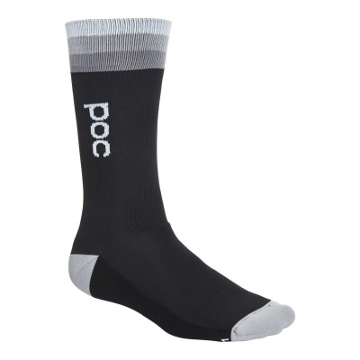 Cyklistické ponožky POC Essential Mid Length Sock čierne
