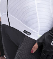 Letný cyklistický dámsky dres Alé Cycling PR-S Logo Lady biely