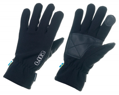 BORGA - unisex microfleecové rukavice - Black 8