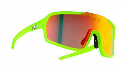 Brýle ARIZONA 2.0, rámeček CRYSTAL YELLOW FLUO, skla MIRROR RED CAT 3