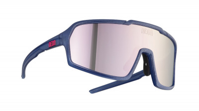 Cyklistické okuliare Neon ARIZONA Blue Metal ružové