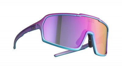 Cyklistické okuliare Neon Arizona modré/fialové, Mirror violet cat. 3 + Pevné puzdro