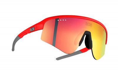 Brýle ARROW 2.0 AIR , rámeček RED FLUO, skla MIRROR RED CAT 3, velikost M/L