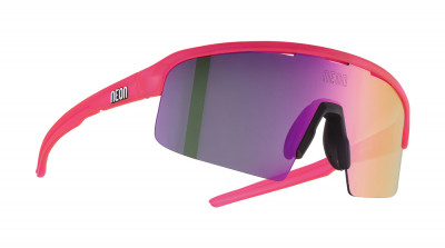 Brýle ARROW 2.0 SMALL, rámeček PINK FLUO, skla MIRROR VIOLET CAT 3