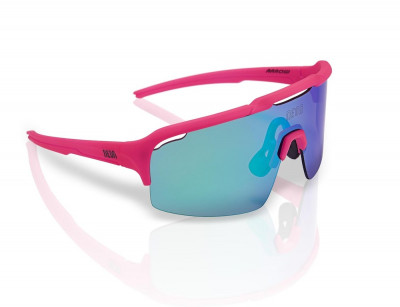 Cyklistické okuliare Neon ARROW Pink Mirror Flash zelené