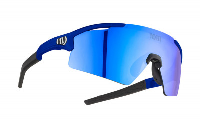 Brýle NOVA, rámeček BLUE ROYAL SHINY, skla MIRROR BLUE CAT 3, velikost M/L