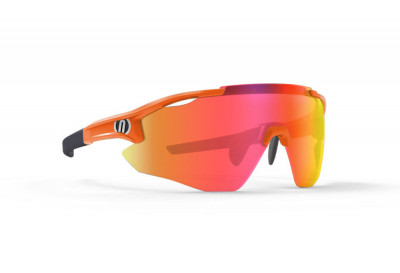 Brýle NOVA, rámeček ORANGE FLUO, skla MIRROR RED CAT 3