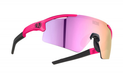 Brýle NOVA, rámeček PINK FLUO, skla MIRROR VIOLET CAT 3, velikost M/L