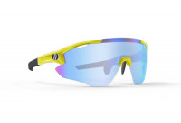 Brýle NOVA, rámeček YELLOW FLUO, skla MIRROR ACCIAIO CAT 3