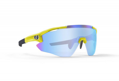 Brýle NOVA, rámeček YELLOW FLUO, skla MIRROR STEEL CAT 3