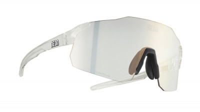 Cyklistické okuliare Neon Optic Sky 2.0 Crystal Shiny Phototronic Plus Bronze Cat. 1-3 biele