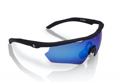 Cyklistické okuliare Neon STORM Black Mirrortronic Blue