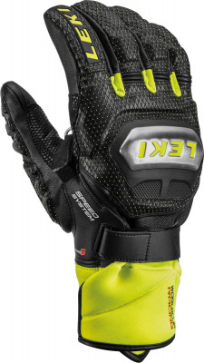 Lyžiarske rukavice LEKI WORLDCUP RACE T1 S Speed System čierne / žlté
