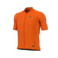 Letný cyklistický dres pánsky ALÉ R-EV1 SILVER COOLING oranžový