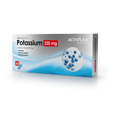 Potassium 320 mg ActivLab Pharma draslík 60 kapsúl