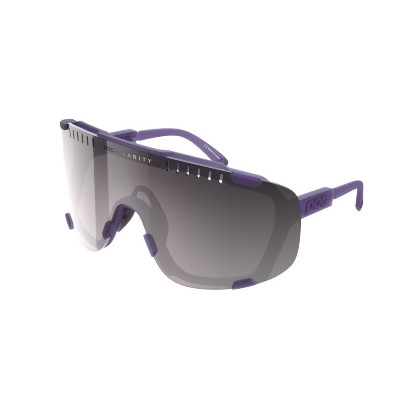 Cyklistické okuliare POC Devour Sapphire Purple Translucent OS fialové/hnedé