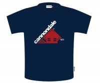 CANNONDALE LIFESTYLE T-SHIRT HERITAGE BLU/RED/WHT XS