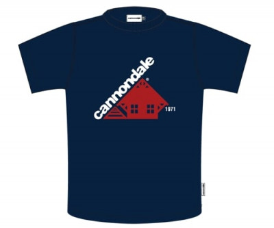 CANNONDALE LIFESTYLE T-SHIRT HERITAGE BLU/RED/WHT XS