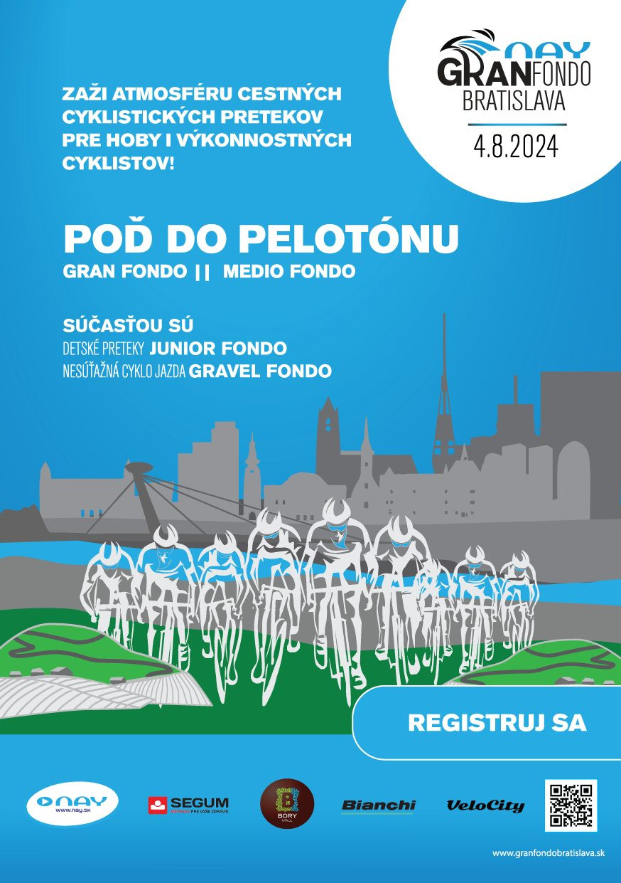 Cyklistické preteky Nay Gran Fondo Bratislava 2024