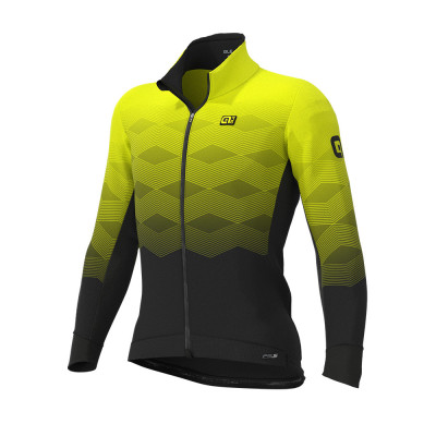 Zimná cyklistická bunda ALÉ pánska PR-R MAGNITUDE čierna/žltá