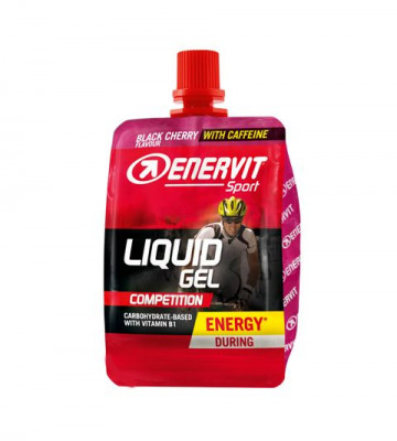 ENERVIT Liquid Gel Competition s kofeínom 18ks Pack Višňa