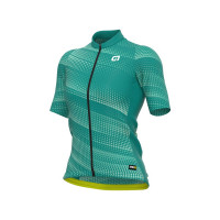 Letní cyklistický dres ALÉ PR-R GREEN SPEED LADY zelený