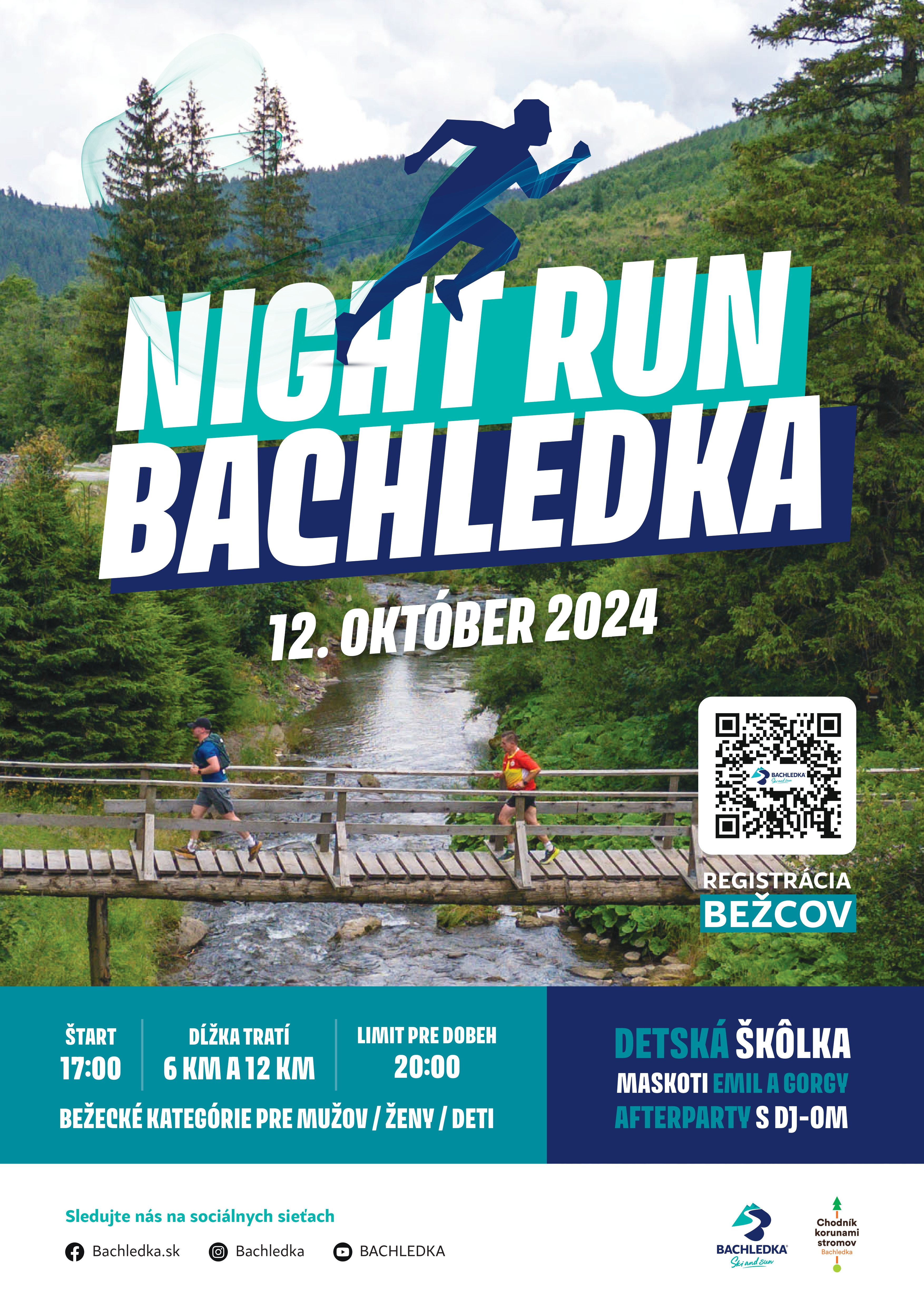 Bežecké preteky Night run Bachledka 2024