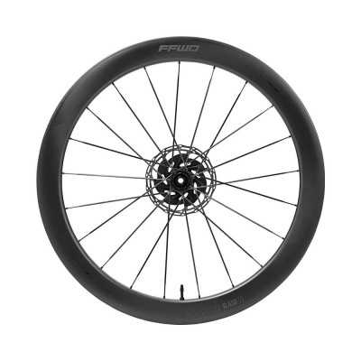 Karbónové kolesá na cestný bicykel FFWD RAW CS 55 mm CeramicSpeed 2:1 čierne