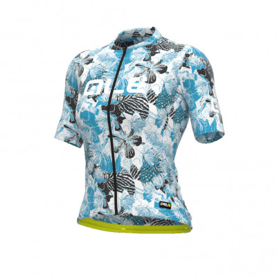 Letný dámsky cyklistický dres Alé Cycling PR-R Amazzonia modrý