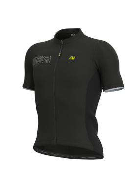 Letný cyklistický pánsky dres Alé Cycling Solid Color Block čierny