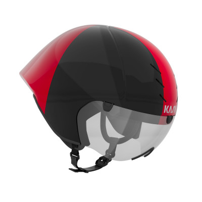 Cyklistická časovkárska prilba Kask Mistral WG11 Black/Red