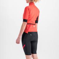 Cyklistická dámska bunda s krátkym rukávom Sportful Fiandre Light NoRain červená